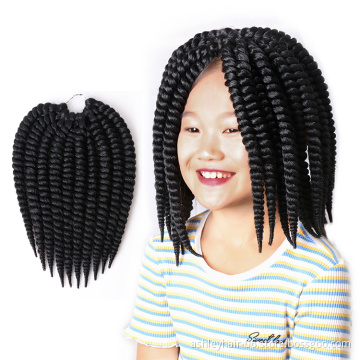 Julianna Synthetic Kids Hair Extensions Crochet Kid Style Machine Wholesale Senegalese Korean Waterproof Kids Twist Hair